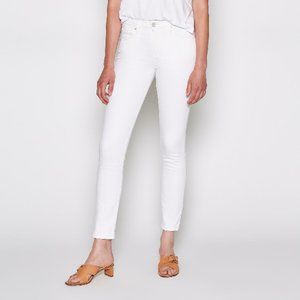 Joie Mid Rise Skinny Jeans white size 25 NWT